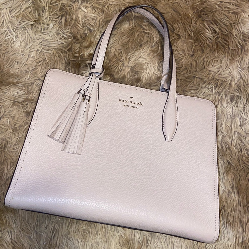 Kate Spade Leather Purse- Pale pink, Light Nude